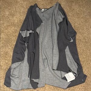 Lululemon Athletica Gray After Asana Sweater/Wrap